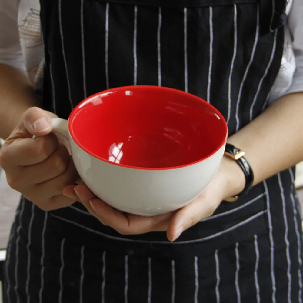 Керамическая мраморная кофейная кружка 600 мл фарфоровая чашка для молока чая