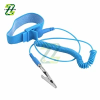 adjustable anti static bracelet electrostatic esd discharge cable reusable wrist band strap hand with grounding wire safety work