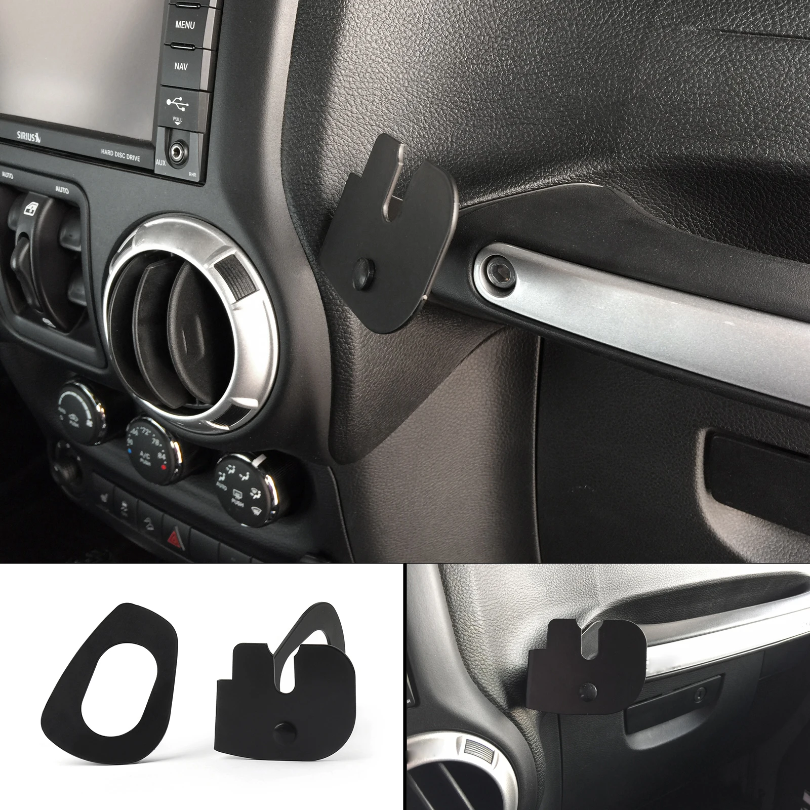 Artudatech для Wrangler JK 2011 + 75WXST CB радио держатель пассажирского захвата рация