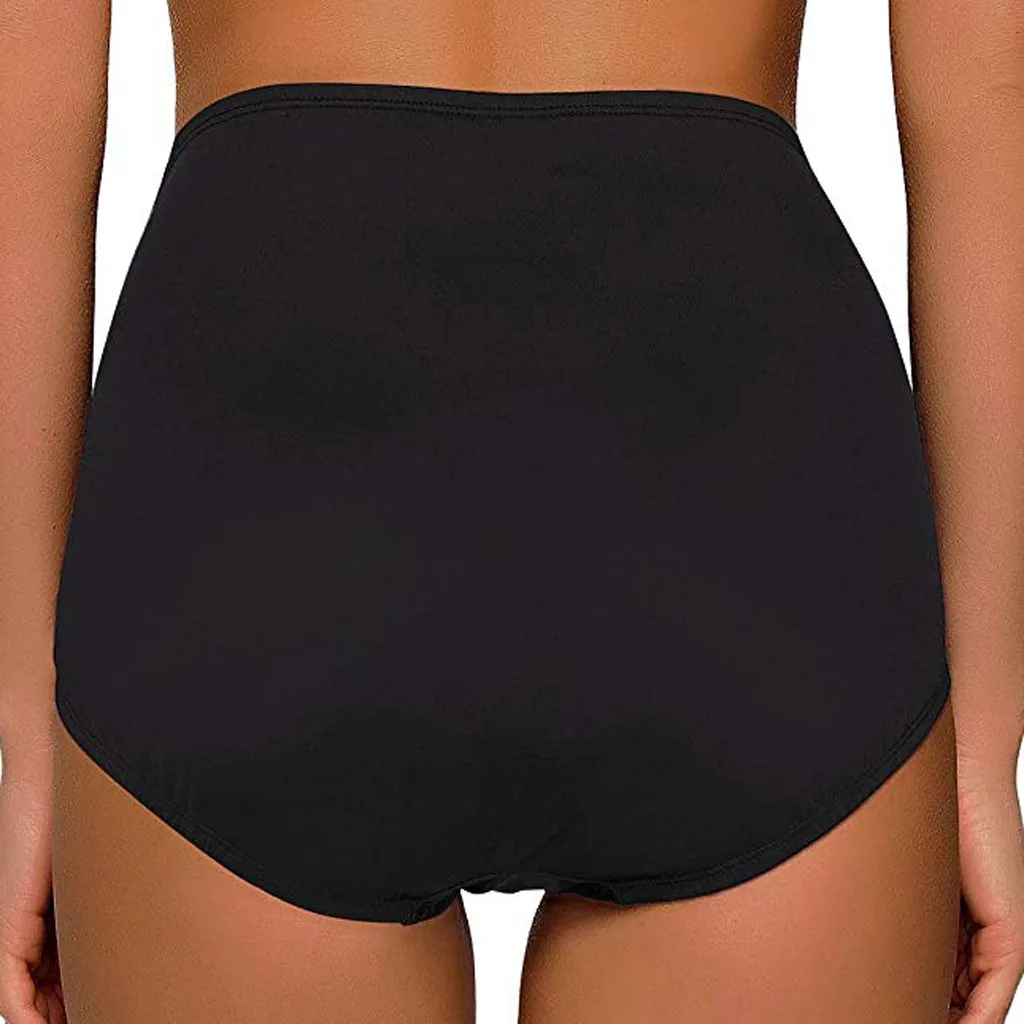 Swimwear Women High Waist Ruched Bikini Bottoms Tummy Control Swimsuit Briefs Pants TDH | Спорт и развлечения
