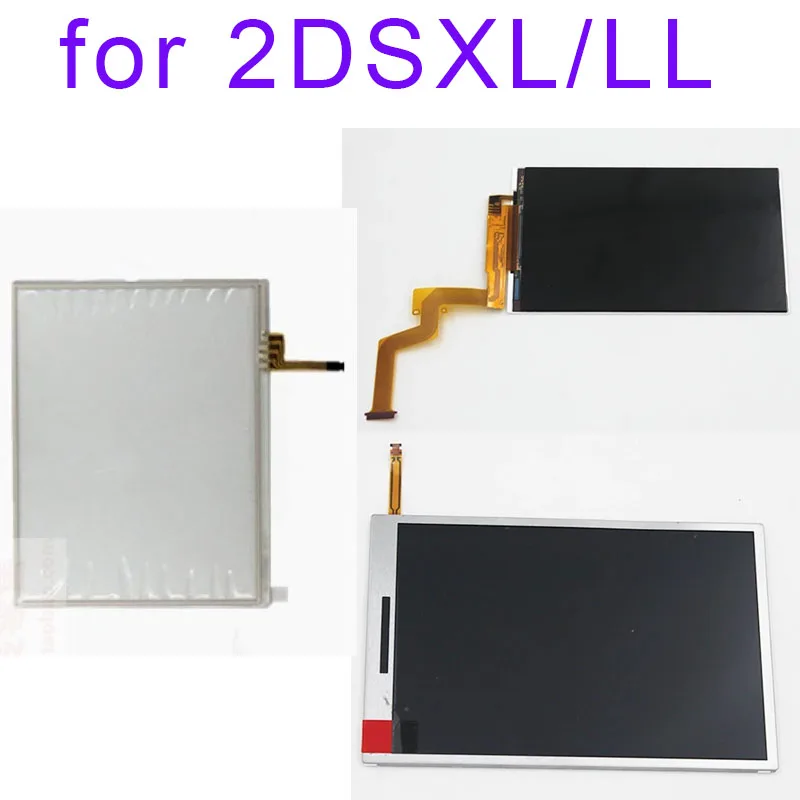 

Оригинальный ЖК-экран, верхняя часть для NEW2DSXL, новый 2DSLL N2dsxl, сенсорный экран, дигитайзер, запасная часть для нового 2ds XL/LL