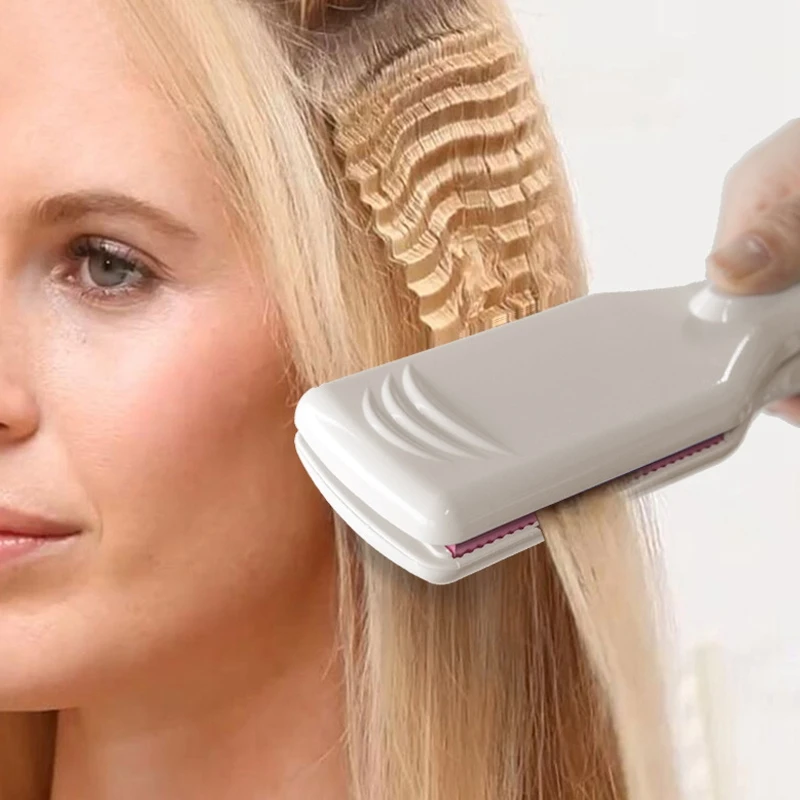 Hair Iron Straightener Perm Corrugated Clip Flat Styling Tool | Красота и здоровье