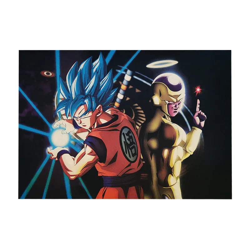 Dragon Ball Z Anime Poster Stickers Decorative paintings First generation Goku Vegeta ecoration Pictures Gift | Игрушки и хобби