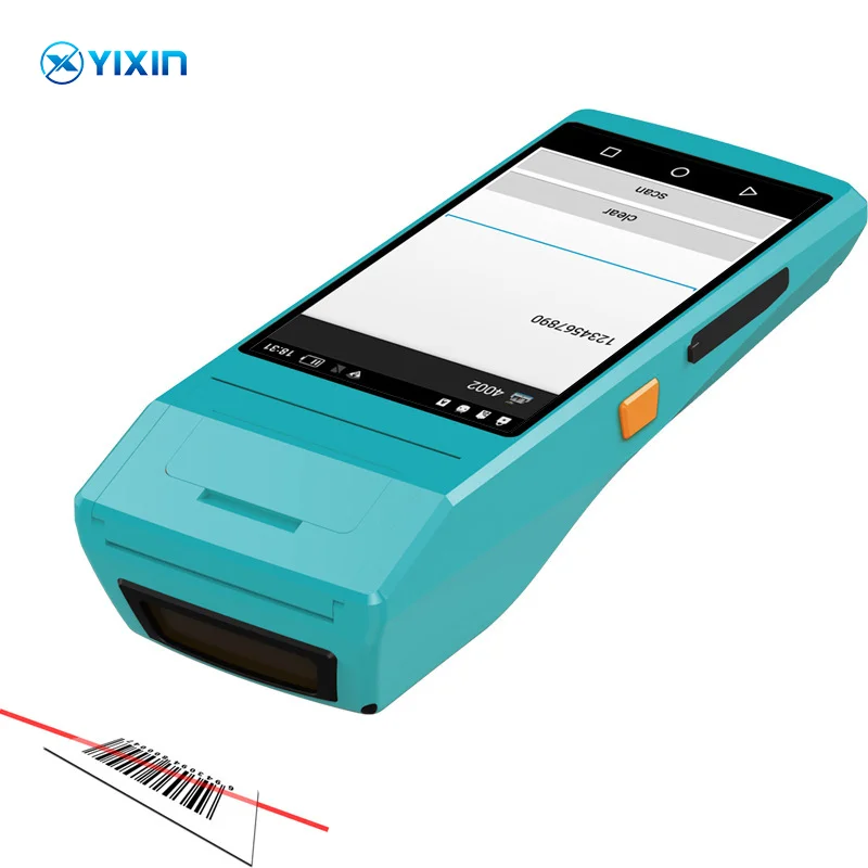 

Hot Sale 5.5 Inch Android Pos Handheld Terminal PDA with Built-in Mobile Label Receipt Printer Suitable for Commercial