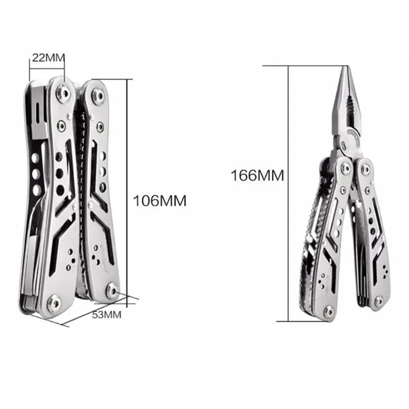 EDC Multitool with Mini Tools Knife Pliers Swiss Army and Multi-tool kit for outdoor camping equipment | Спорт и развлечения