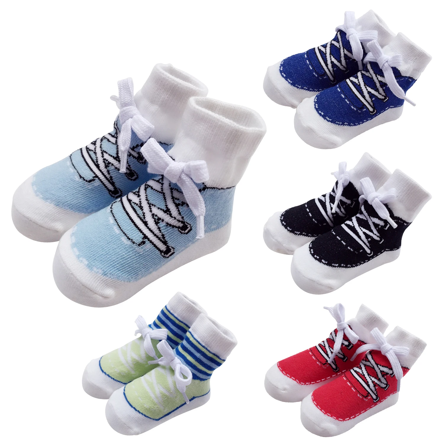 Sanlutoz-Calcetines cortos de algod&oacute;n para beb&eacute;s, medias deportivas para ni&ntilde;os peque&ntilde;os, regalos para reci&eacute;n nacidos-1