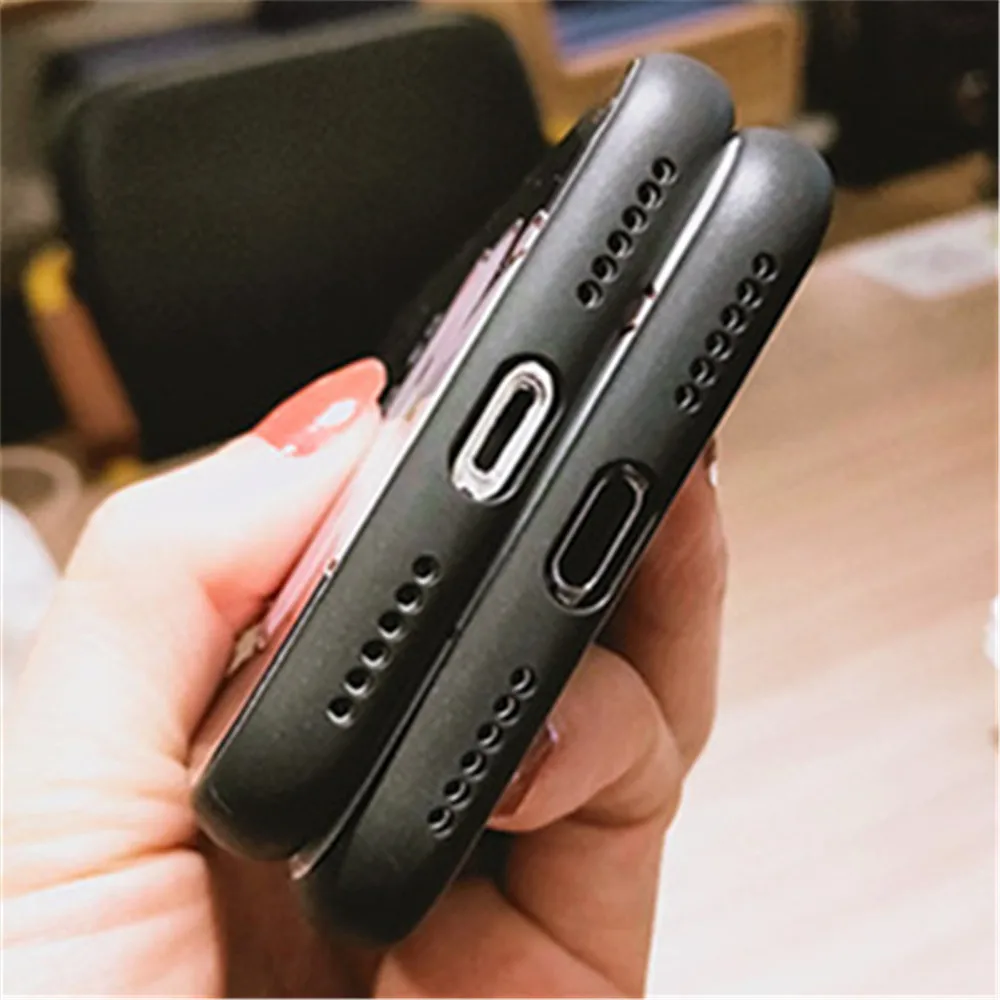 Чехол для Iphone11 Pro XR 11Pro Max 8 7P XS 6s силиконовый мягкий черный чехол с милым котом и