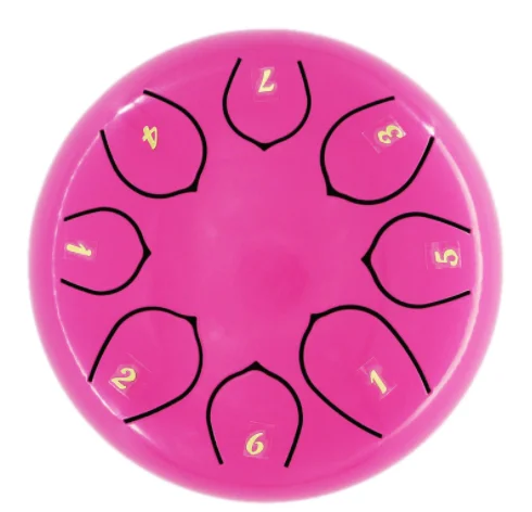 Барабан для языка 8 дюймовый стальной барабан tune Hand Pan с барабанами сумка