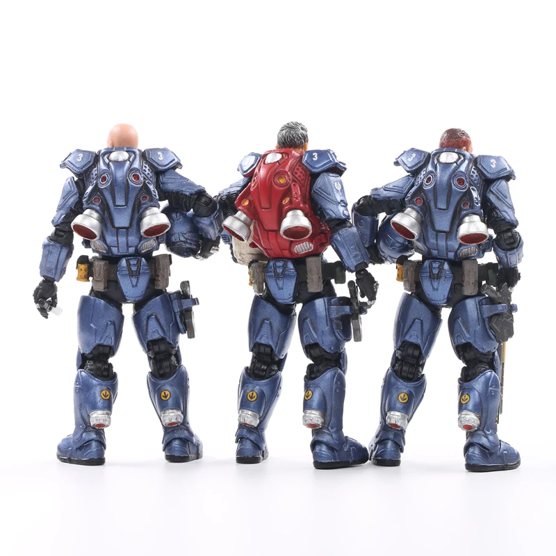 1/18 JOYTOY Action Figures (3PCS/Set) The 03rd Legion Interstellar Trooper Anime Soldier Model Toys Collection Free Ship