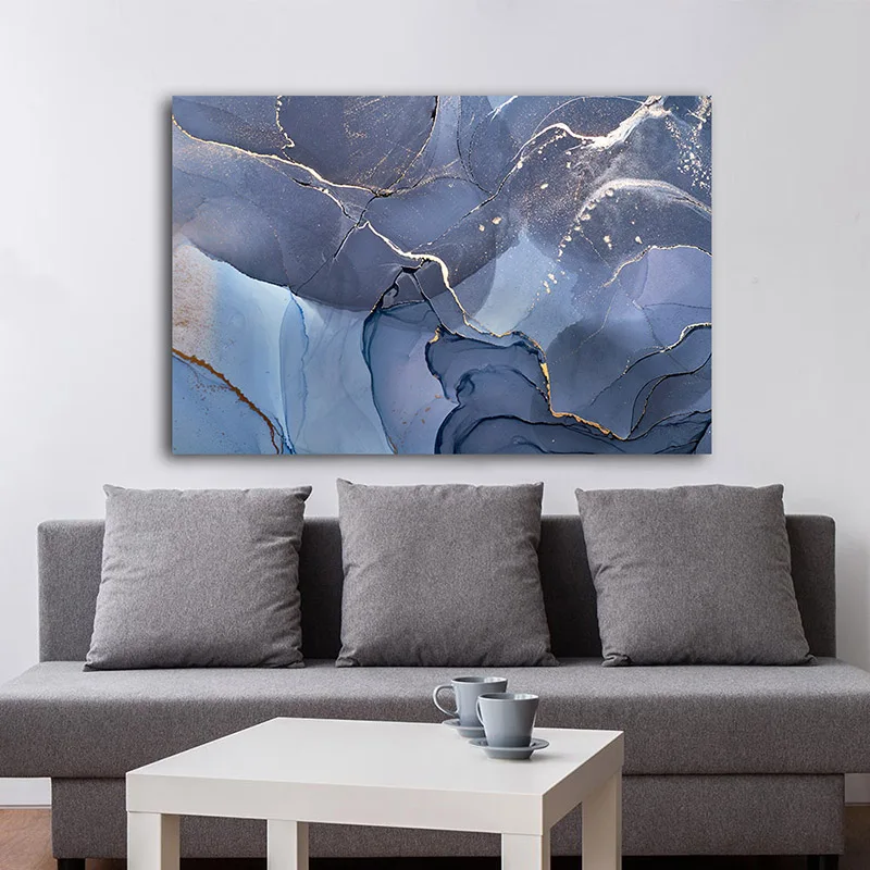 Абстрактная мраморная текстура парусиновые постеры скандинавский розовый