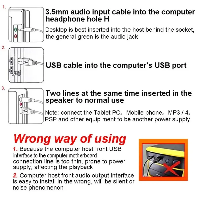 USB-динамик для ПК 3 5 мм USB |
