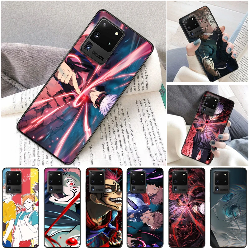 

Jujutsu Kaisen Yuji Itadori Sukuna Satoru Gojo Fushiguro Megumi Phone Case For Samsung Galaxy S20 Plus FE Lite Carcasa Cases
