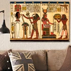 Плакаты и принты в стиле ретро, классические, с элементами древней египетской истории, настенное искусство, украшение для дома, Картина на холсте