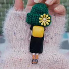 Женский милый телефон, новые модные значки, модели девушек с надписью Love