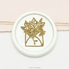 Печать Кленовая с буквами, штамп с осенней печатью, восковая печать для вечеринок комплект печатей, печать для приглашений, подарочная печать упаковка конвертов