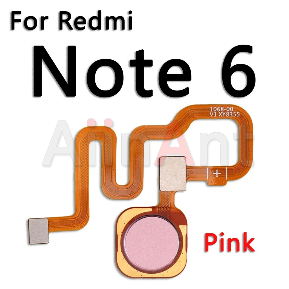 

Original Home Button Back Touch ID Scanner Flex For Xiaomi Redmi Note 6 Pro Plus Prime Fingerprint Sensor Flex Cable