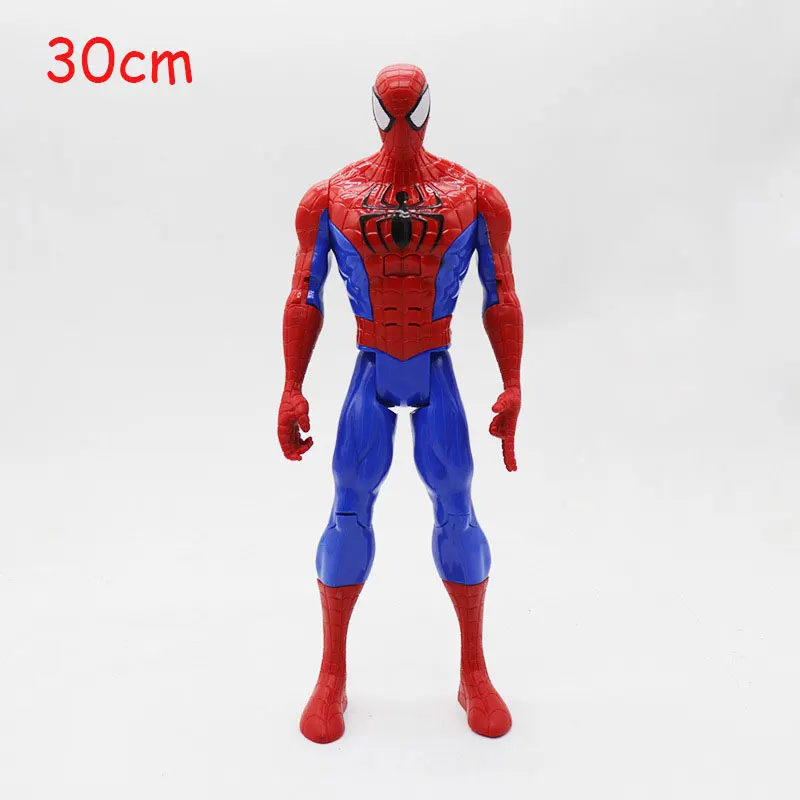 spiderman no box Marvel игрушки Мстители 4 фигурка супергероя Железный человек Халк Капитан Америка Тор человек паук Супермен модель игрушки - Цвет: spiderman no box