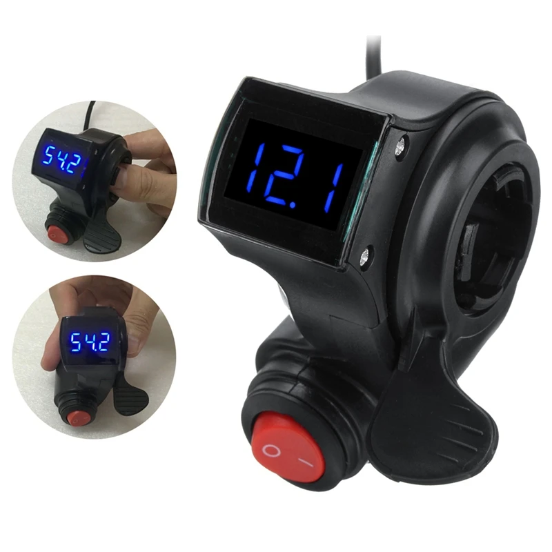 Электрический скутер пальца выключатель с точечной светодиодной дисплей для