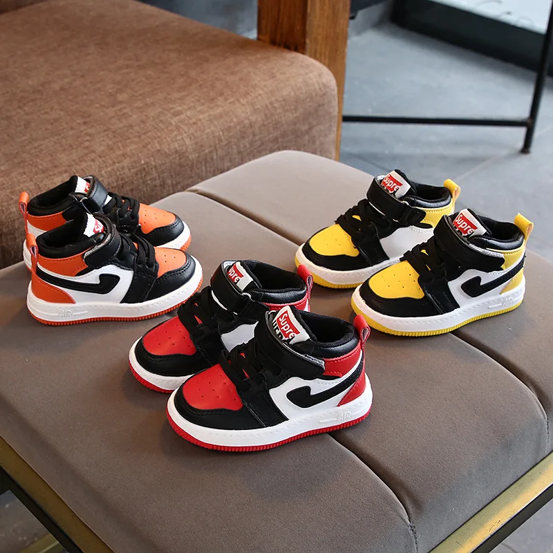 2019 хит модная спортивная обувь для мальчиков и девочек нескользящая Мягкая