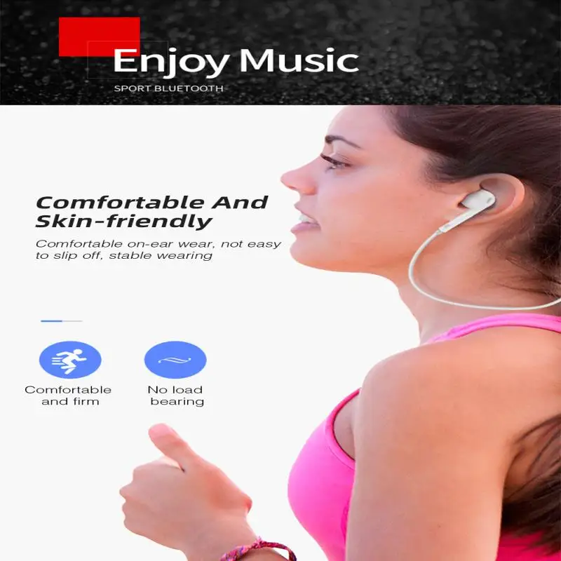 s6 wireless earphone music headset phone neckband sport bluetooth stereo earbuds earphone with mic for iphone samsung xiaomi free global shipping