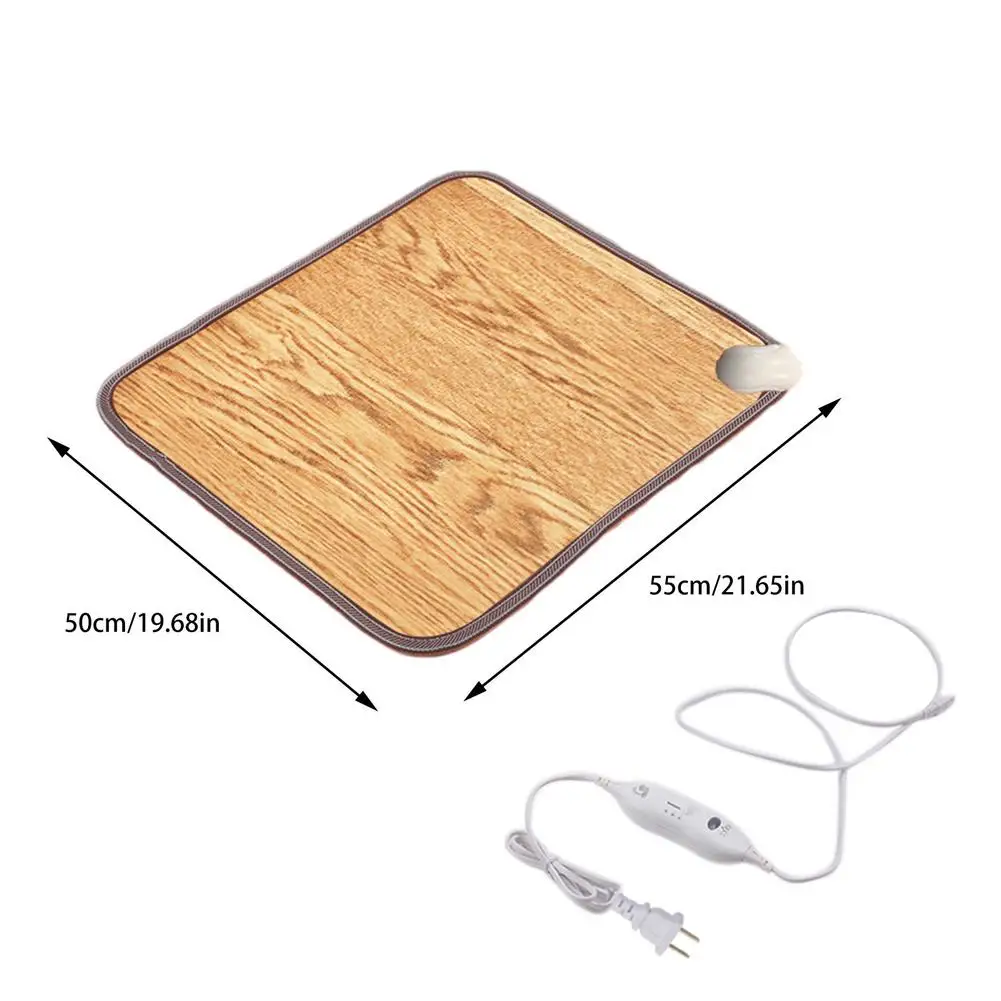 

50*80/50*55/30*50 Office Heating Foot Mat Winter Home Electric Heated Carpet Electric Blanket Warming Pad Body Anti-Cold Tools