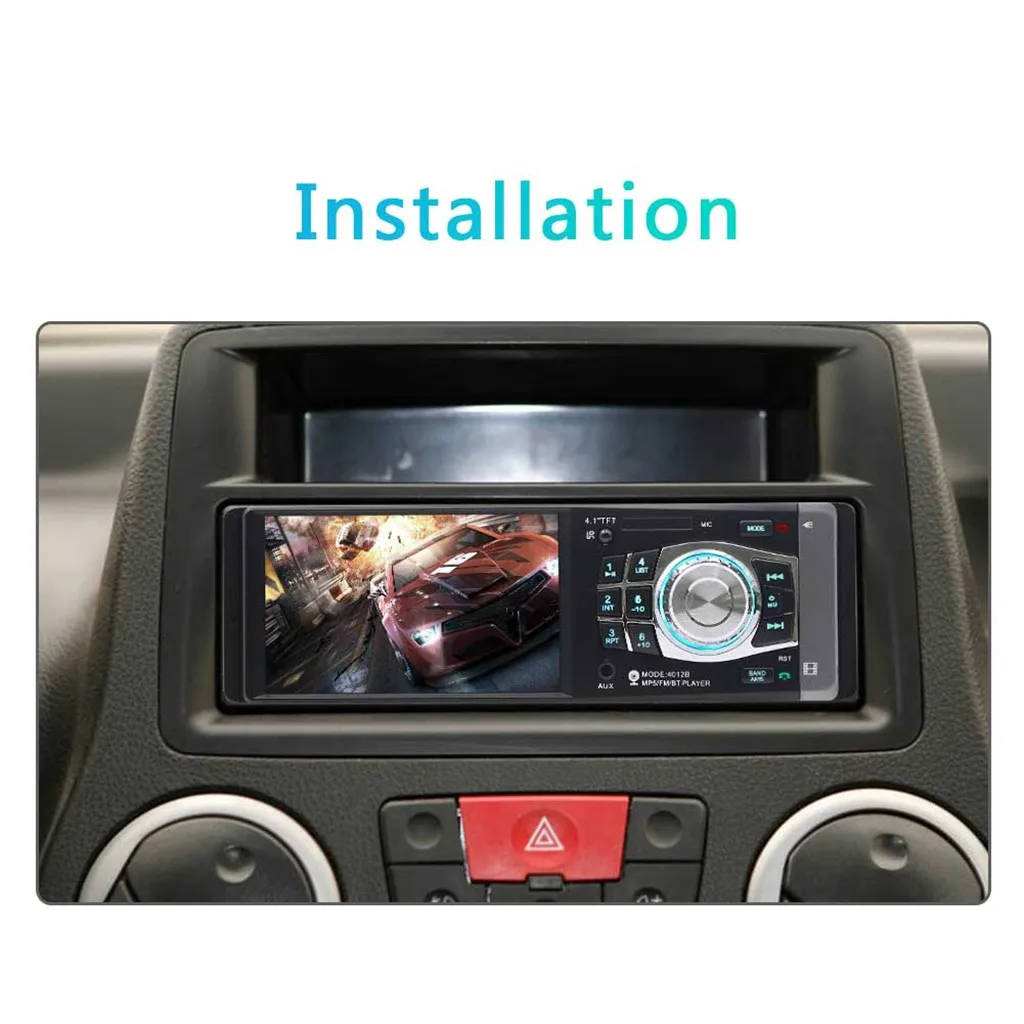 SWM-4012B 4,1 дюймов Автомобильный MP5/MP4/mp3-плеер FM карта U диск BT Реверсивный мультимедийный MP5 плеер автомобильные аксессуары