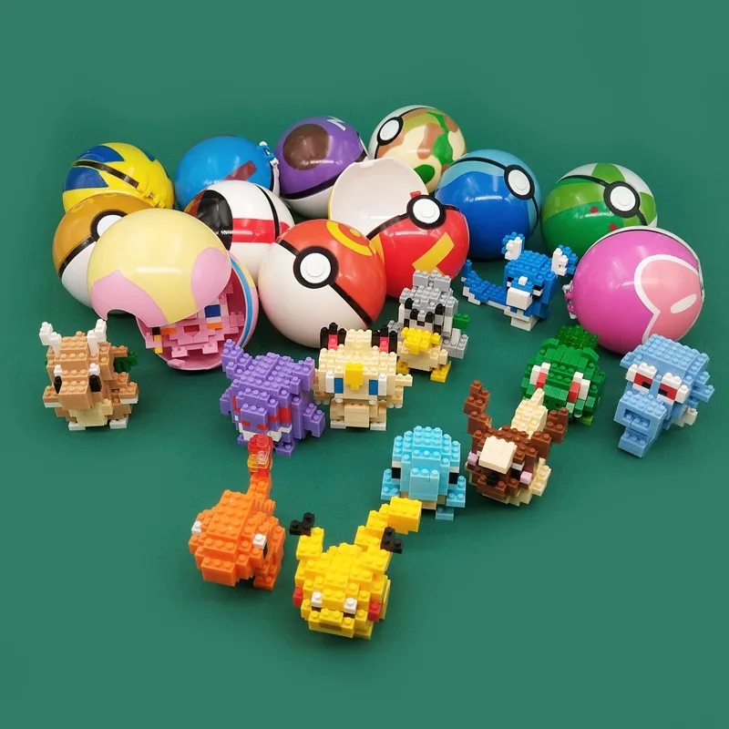 Коллекционная серия 12 мини блоков фигурка аниме тыкать монстров модель