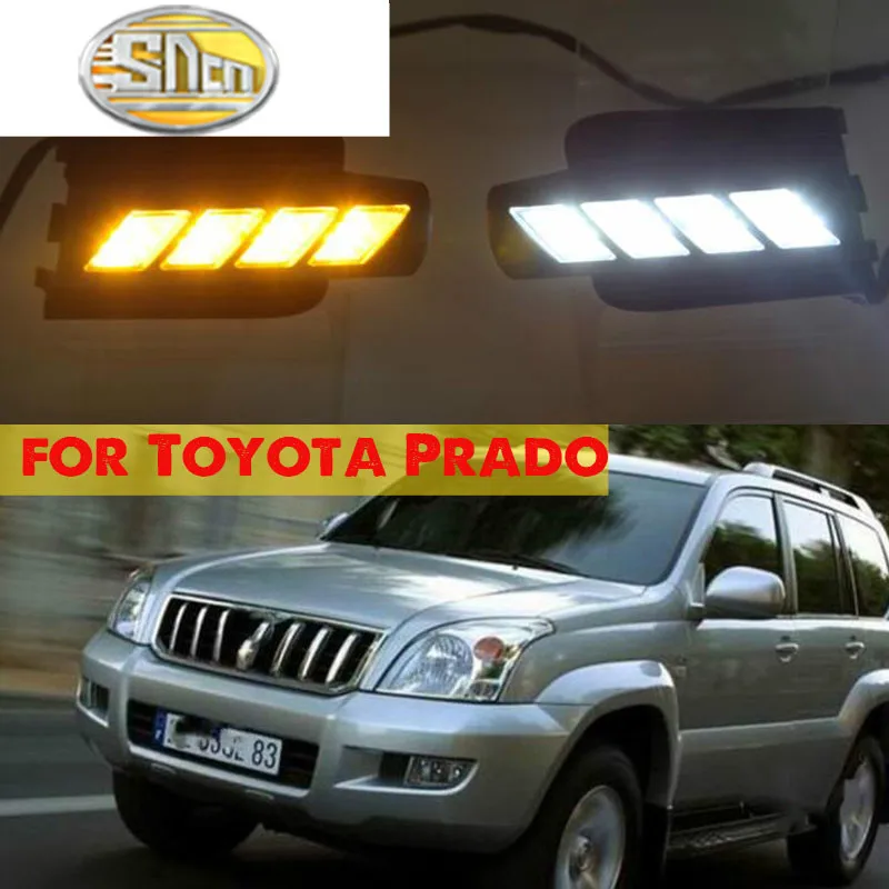 DRL для Toyota Prado 120 Land cruiser LC120 FJ120 2003 2004 2005 2006 2007 2008 2009 светодиодный | Фара для авто в сборе -32949152991