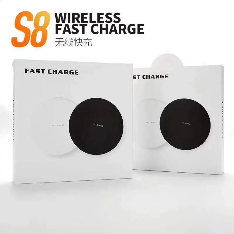 Беспроводное зарядное устройство Tutew S8 0 Вт Индукционная зарядка USB для iPhone 8 Plus/ X XS