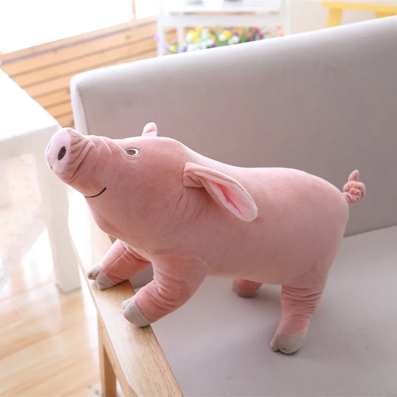 

1pc 25cm Cute Cartoon Pig Plush Toy Stuffed Soft Animal Pig Doll for Children's Gift Kids Toy Kawaii Gift for Girls