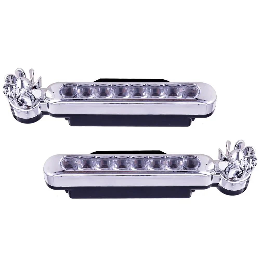 2 шт. Автомобильные дневные ходовые огни 8 светодиодов|Сигнальная лампа| |