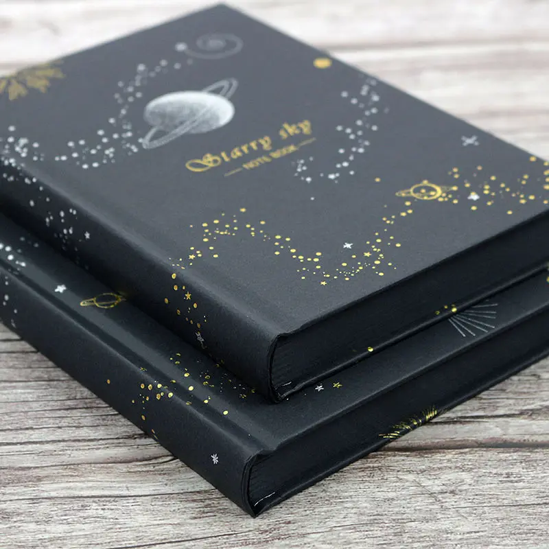 

Black Paper 128 Sheets 130*185mm All Black Inner Pages Graffiti Hand Book Creative DIY Hand-Painted Diary Black Kraft Notebook