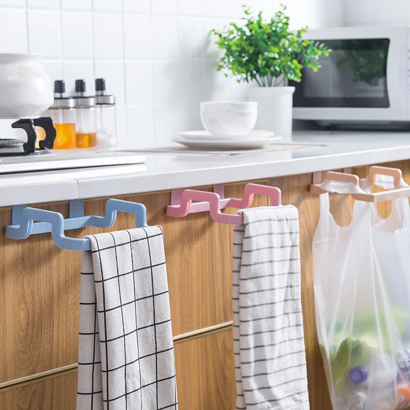 Настенная полка для хранения кухонной двери подвесная чистки одежды стойка