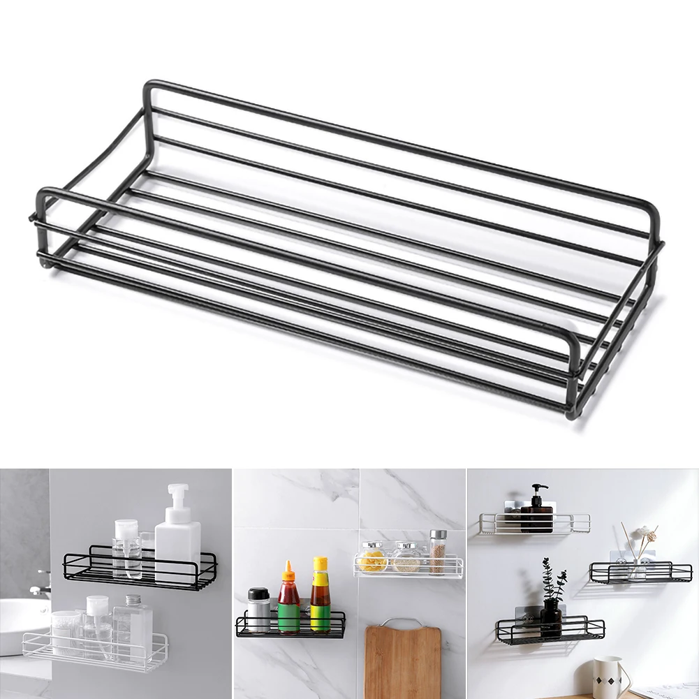 

Bathroom Accessories Punch Free Bathroom Shelf Bathroom Organizer Storage Rack Organizer Shower Wall Shelf Kitchen Basket