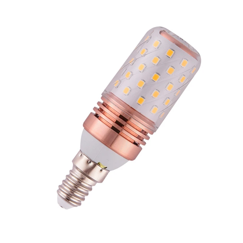 При заказе 1 10 штук E27 E14 светодиодный светильник 220V SMD2835 60 84 s 12 Вт 16 кукурузный