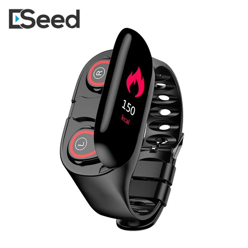 ESEED M1 новейшие Смарт-часы AI с Bluetooth наушниками монитор сердечного ритма умный