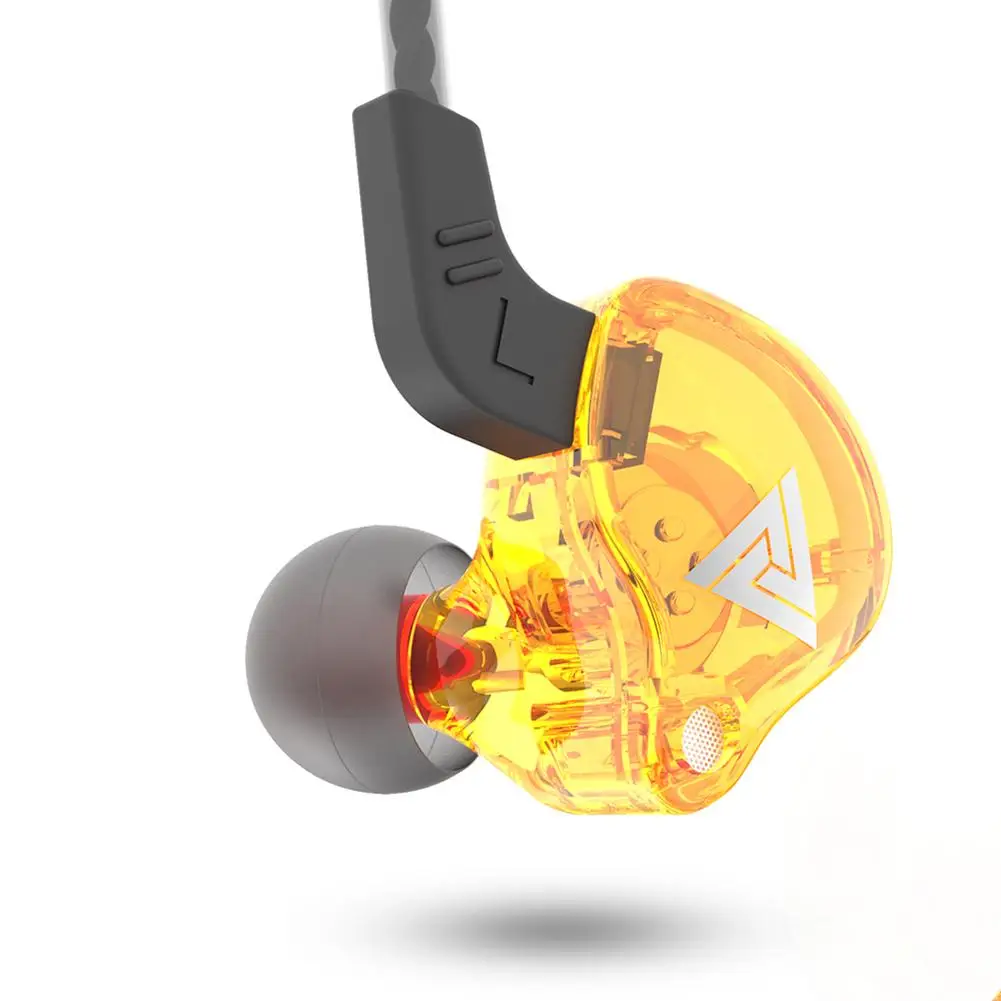 QKZ AK6 универсальные 3 5 мм спортивные наушники-вкладыши HiFi Звук Наушники для
