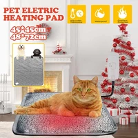 large pet electric heating mat heated cat dog heated pad bed winter waterproof thicken soft warmer mat sleeping bed pet supplies
