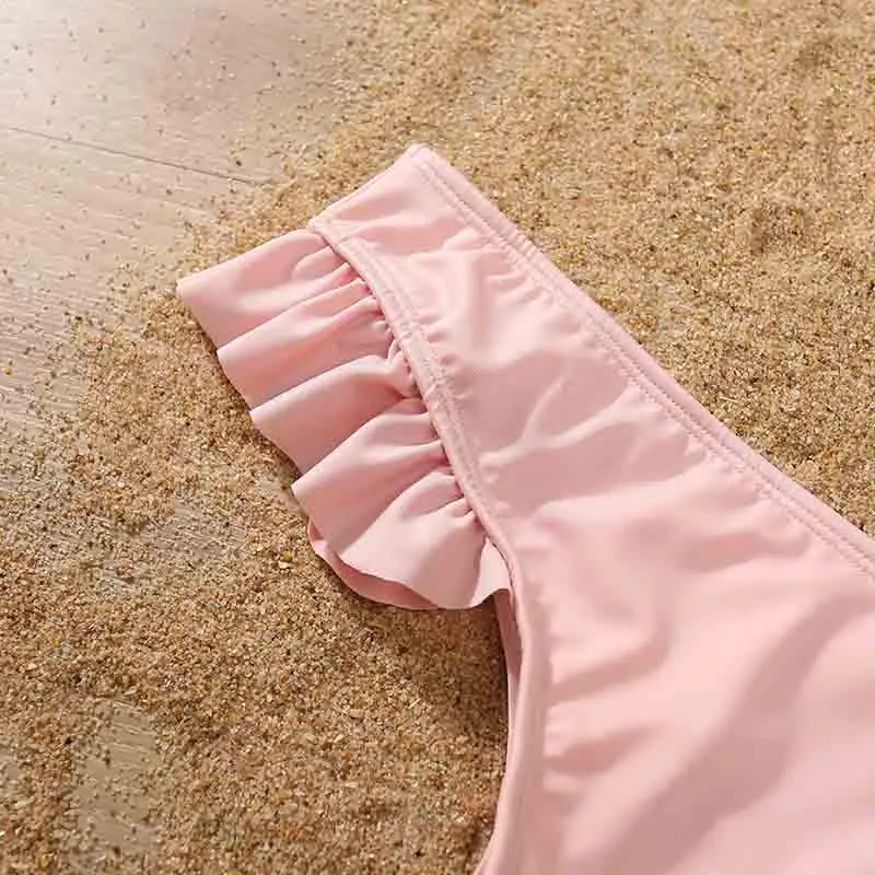 Летний купальник для матери и дочери мамы дочки бикини семейная одежда наряды