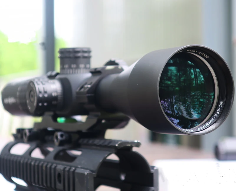 Новая сетка Z1000 5-25X50 FFP Frontier Optic Side Parallax тактические охотничьи прицелы с красными и зелеными огнями