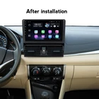 Автомагнитола с GPS, 32 Гб ПЗУ, мультимедийный монитор для TOYOTA YARIS VIOS 201420152016, поддержка камеры заднего вида, Автомагнитола для Carplay, dvd
