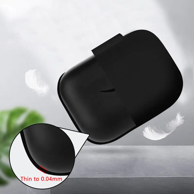 Твердые Цвет наушники чехол из мягкого силикона с анти скольжения защитный