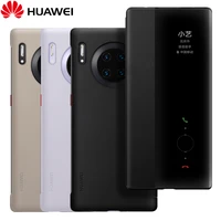 new original huawei mate 30 pro case official smart view flip huawei mate 30 5g case mirror window leather wake sleep cover