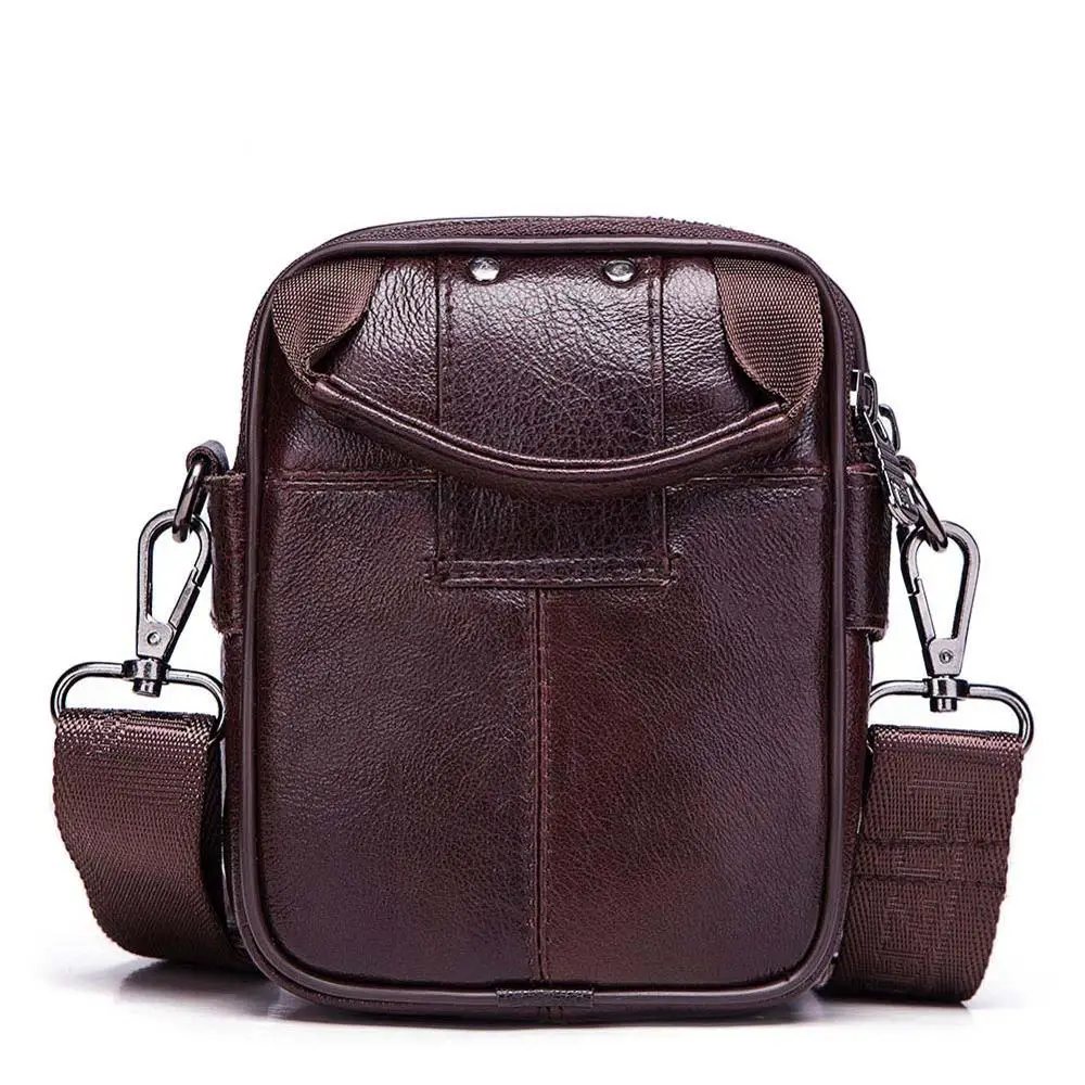 100% натуральная кожа мужская сумка через плечо высокое качество маленькие сумки