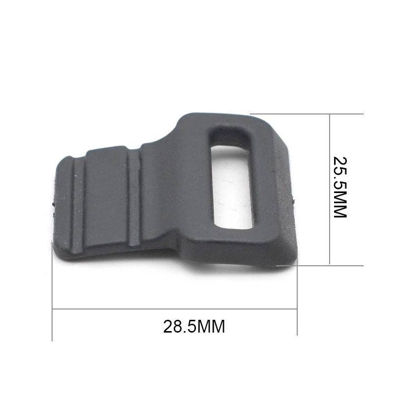 

5pcs/lots Fastening Buckle for Fretboard Muting Wraps Making Rubber Buckle Fretwraps DIY Part for String Dampener Making Black