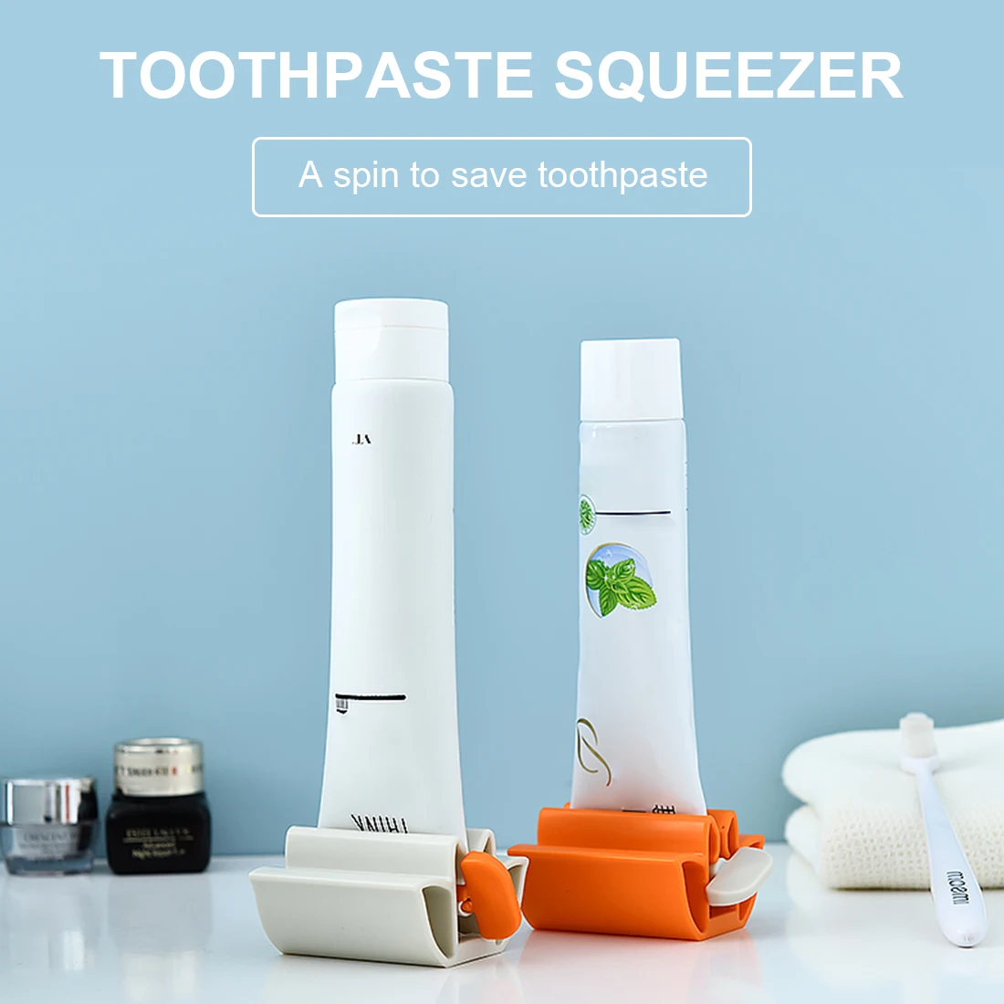 

Multifunction Toothpaste Tube Squeezer Manual Squeezer Toothpaste Easy Portable Plastic Dispenser Bathroom accessories sets