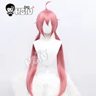 Agamihara Nadeshiko, парик для косплея, аниме, косплей, hhsiu pink, розовый, двойной хвост, длинный, волоконный, синтетический парик + бесплатная шапочка для парика
