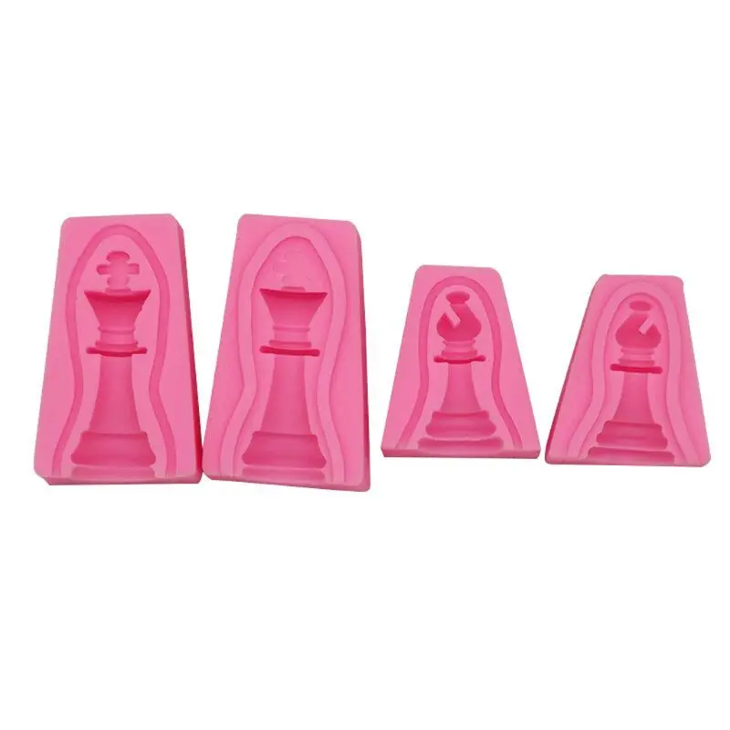 

6Pcs 3D International Chess Mold Resin Casing Jewelry Chocolates Baking Tools