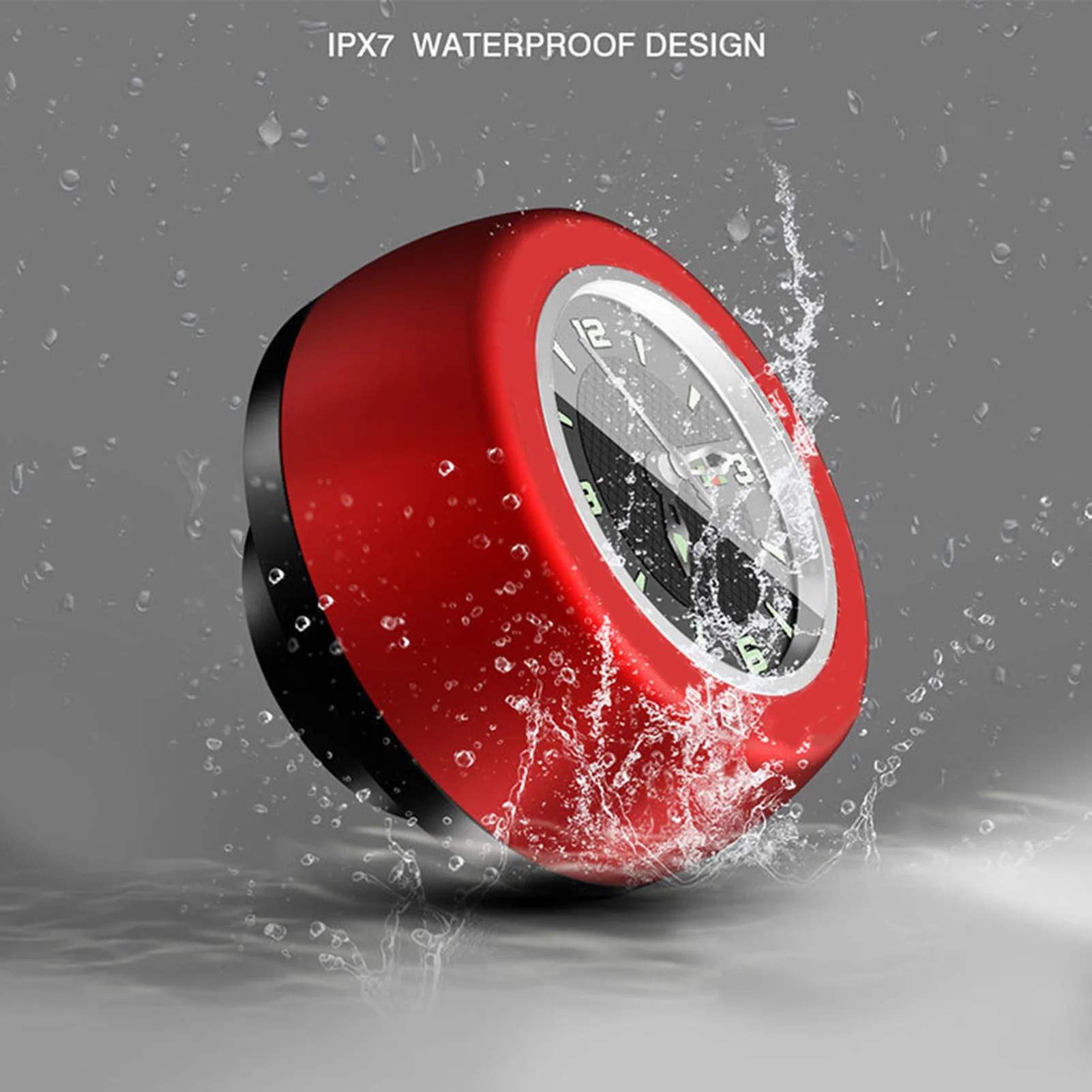 Водонепроницаемая светящаяся велосипедная гарнитура часы для автомобиля