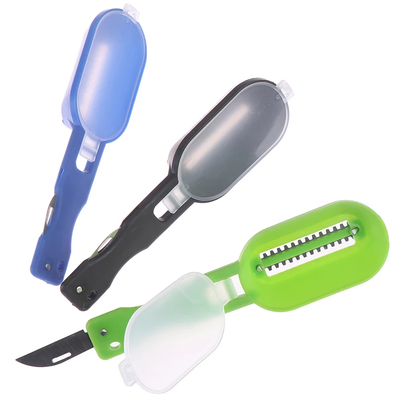 

Fish Skin Brush Fast Remove Fish Scale Scraper Planer Tool Fish Scaler Fishing Knife Cleaning Tools Kitchen Cooking Accessories
